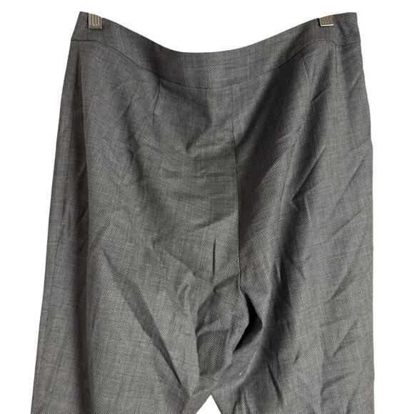 Lafayette 148 New York Gray Wool Office Straight Dress Slack Pants Size 10 - Picture 7 of 7